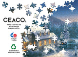 Ceaco - 4 in 1 Multipack - Thomas Kinkade - Holiday - (4) 500 Piece Jigsaw Puzzles Ceaco