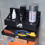 Aain Magnetic Toolbox Tray Set, Tool Box holder Accessories for Tool Organizer,Garage Storage, 2 Trays, Can Caddy, Paper Towel & Screwdriver Holder (A049) Aain