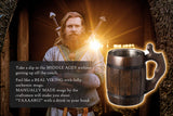 MyFancyCraft Handmade Beer - Mug Oak - Wood Dark Natural - Eco-Friendly Wooden Tankard Gift Barrel - Cup MyFancyCraft