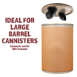 Peachtree Woodworking Supply 4-Inch Cyclone Dust Collection Elbows and Couplers Separator Kit for Woodworking Debris Containers, Buckets and Barrels Peachtree Woodworking Supply