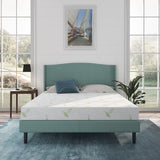 NapQueen King Size Mattress, 6 Inch Anula Green Tea Infused Memory Foam Mattress, King Size Mattress Bed in a Box, CertiPUR-US Certified Mattress NapQueen