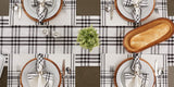 DII Home Sweet Farmhouse Plaid Tabletop Collection, Table Runner, 14x72, Black DII