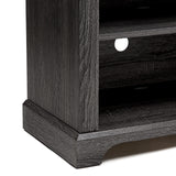 Rockpoint 70inch Modern TV Stand Storage Media Console Entertainment Center for TVs up to 80,Charcoal ROCKPOINT