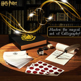 Harry Potter Calligraphy Set With Feather Quill Pen Ink A5 Paper Envelopes Stamp Stickers Fun Writing Kit Gifts for Kids Harry Potter