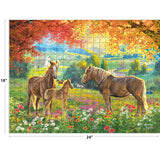 RoseArt - Abraham Hunter - Family Moment - 500 Piece Jigsaw Puzzle for Adults RoseArt