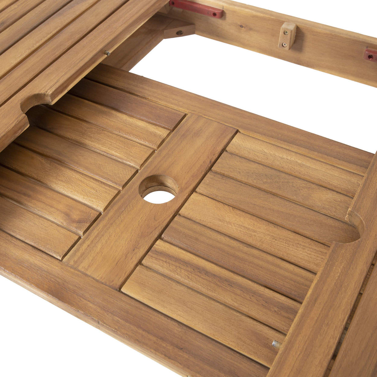 Christopher Knight Home Eric Outdoor Expandable Acacia Wood Dining Table, Natural Finish Christopher Knight Home