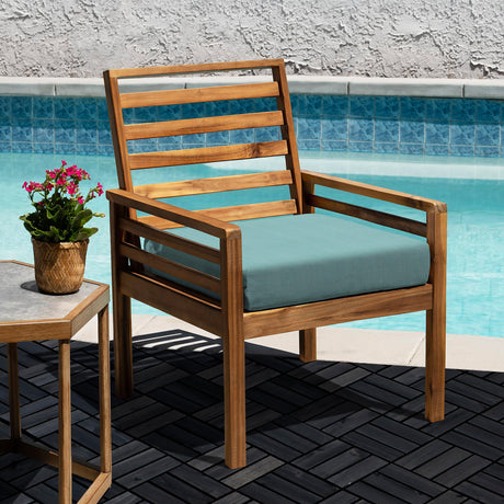 VICTORY RELAX Acacia Wood Flooring Interlocking Deck Tiles for Patio Decor 9 Pcs 12 Slats VR Black - Waterproof Indoor & Outdoor Decor - Balcony Garden Decking Tile (12.2 * 12.2 * 0.7 inches) VICTORY RELAX