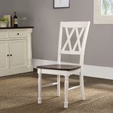 Crosley Furniture Shelby Dining Chairs (Set of 2), Distressed White Crosley Furniture
