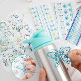 Easter Basket Stuffers for Kids Girls Teens, Easter Gifts for Kids Girls, Decorate Your Own Water Bottle Kits for Girls, Girls Toys Ages 6-8, Crafts for Kids Ages 4 5 6 7 8 9 10 Year Old Girl Gift YGAUZ