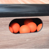 Hathaway Shooting Star 9-ft Arcade Ball Roll and Score Machine Table with LED Electronic Scorer and Sound, Great for Family Recreation Game Rooms, Driftwood Hathaway