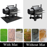 UBeesize 36x30 inch Under Grill Mat,Fireproof Mats for under grill,Grill mats for outdoor grill deck protector,BBQ Mat for Under BBQ,Waterproof,oil-proof and Flame Retardant,Reusable UBeesize