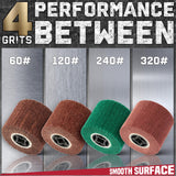 KUIMIT Handheld Metal Burnishing Machine,Electric Sander Polisher for Wood Stainless Steel Polishing,Lock Switch,Auxiliary Handle KUIMIT