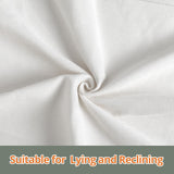 LIKIMIO Sofas Couches for Living Room, with Storage Wide Armrest, 80" Chenille 3 Deep Seater Couch, Skin-Friendly, Easy to Install(Beige) LIKIMIO