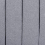 Baxton Studio Dakota Platform Canopy Bed, Queen, Light Grey/Ash Walnut Baxton Studio