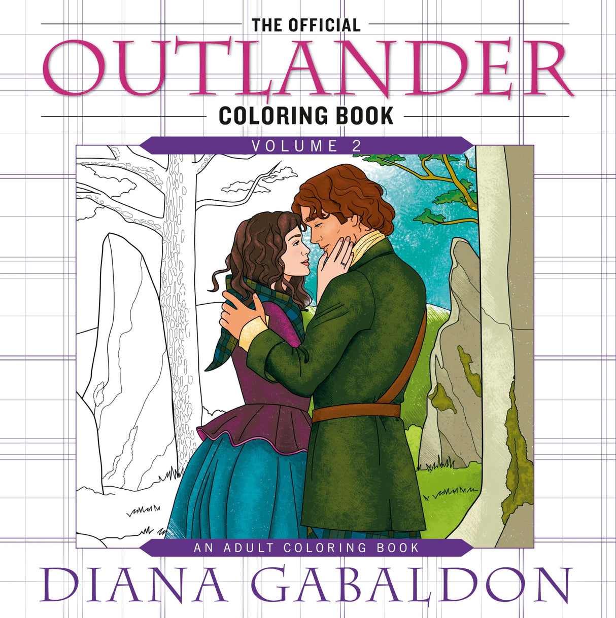The Official Outlander Coloring Book: Volume 2: An Adult Coloring Book WoodArtSupply