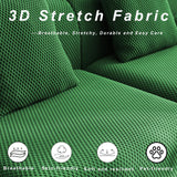 Rlzcvt 113" Modular Sectional Sofa,Modern L Shaped Cloud Sectional Couch with Movable Ottoman,Comfy Foam Boneless Couches for Living Room, 4 Seater Convertible Sofa,No Assembly Required,Green Rlzcvt