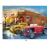 RoseArt - American Nostalgia - American Grill - 550 Piece Jigsaw Puzzle for Adults RoseArt