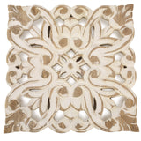 Handmade Wooden Trivet for Hot Dishes Plates & Pots Holder Hot Pad for Kitchen & Dining Table Decor Cookware Heat Resistant Rustic Decorative Carvings 8 Inches Tabletop Home & Dining Table Essentials The Great Indian Bazaar