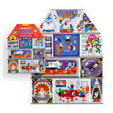 Mudpuppy House on Mars 100 Piece House-Shaped Puzzle Mudpuppy