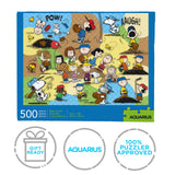 AQUARIUS Peanuts Baseball Puzzle (500 Piece Jigsaw Puzzle) - Officially Licensed Peanuts Merchandise & Collectibles - Glare Free - Precision Fit - 14 x 19 Inches AQUARIUS
