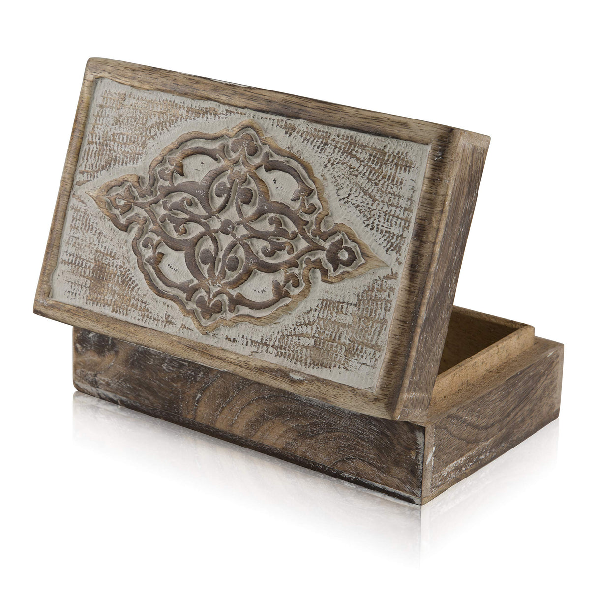 Great Birthday Gift Ideas Handmade Decorative Wooden Jewelry Box Jewelry Organizer Keepsake Box Treasure Chest Trinket Holder Watch Box Storage Box The Great Indian Bazaar