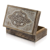 Great Birthday Gift Ideas Handmade Decorative Wooden Jewelry Box Jewelry Organizer Keepsake Box Treasure Chest Trinket Holder Watch Box Storage Box The Great Indian Bazaar