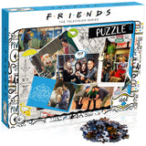 Top Puzzles Friends Scrapbook 1000 Piece Jigsaw Puzzle Game, Assemble characters from the popular TV Series including Joey, Ross, Rachel, Chandler, Phoebe and Monica, gift for ages 10 plus Top Trumps