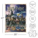 AQUARIUS Harry Potter Puzzle Hogwarts Castle (1000 Piece Jigsaw Puzzle) - Officially Licensed Harry Potter Merchandise & Collectibles - Glare Free - Precision Fit - 20x27in AQUARIUS
