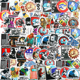 100 Pieces Welding Stickers Hard Hat Stickers Welding Stickers Decals, Tool Box Stickers Funny Stickers for Helmet Welding Construction Worker Lineman Oilfield Electrician Decals Zonon