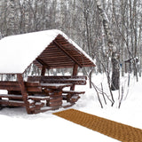 BARIEN 17” x 6 Ft Garden Pathway, 100% Natural Coco Coir Roll Mats – Hand-Woven Coir for Garden Walkway - Snow Mats for Walkway (17" x 6Ftr) BARIEN