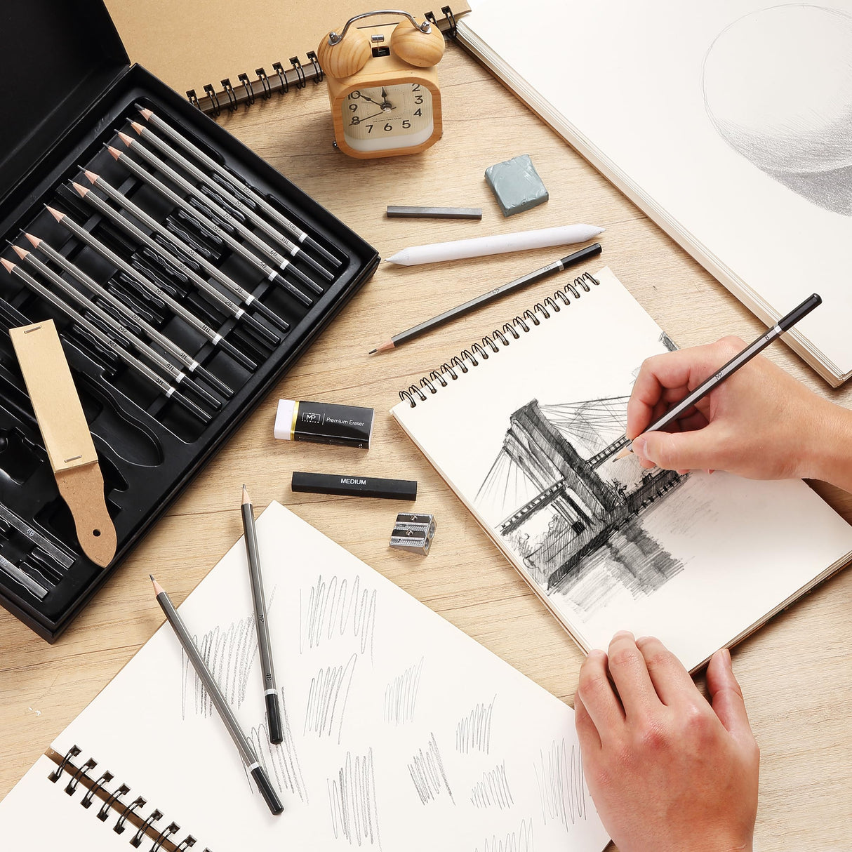 Mr. Pen- Sketching Pencils Set, 25 pcs, Art Set, Graphite Pencils for Sketching Mr. Pen