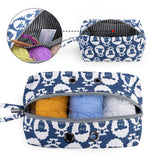 Luxja Small Yarn Storage Bag, Portable Knitting Bag for Yarn Skeins, Crochet Hooks, Knitting Needles (up to 8 Inches) and Other Small Accessories (Small, Sheep) LUXJA
