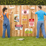 OIOIPPIO 4 Pack 11.8"x 17.7" Sublimation Metal Sign Blanks, 0.65mm White Blank Metal Signs Aluminum Metal Signs for Parking Garden Advertising Sign OIOIPPIO