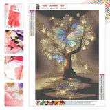 AIBOERL Diamond Art Kits for Adults,Glitter Tree 5D Diamond Painting Kits for Adults,Diamond Painting Diamond Art with Full Drill Diamond Dots DIY Gem Crafts Kits for Home Decor Gift-12x16in AIBOERL