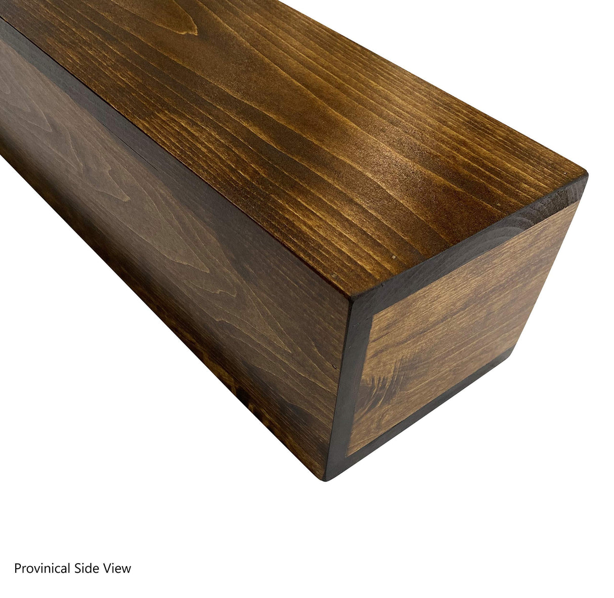 U Pick Size & Finish Rustic Wood Beam Floating Shelf Fireplace Mantel Generic