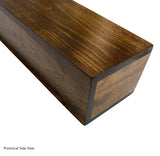 U Pick Size & Finish Rustic Wood Beam Floating Shelf Fireplace Mantel Generic