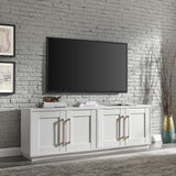 Henn&Hart Tillman Rectangular TV Stand for TV's up to 80" in, 68" Wide, White Henn&Hart