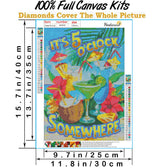 Hestarcul 5D Diamond Painting Kit,Diamond Art Kits for Adults Round Full Drill,Paint with Diamonds for Gift,Wall Décor Hestarcul