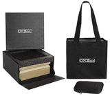 OYOBox Mini Luxury Eyewear Organizer, Wood Display Box for Glasses + Sunglasses, Mahogany OYOBox