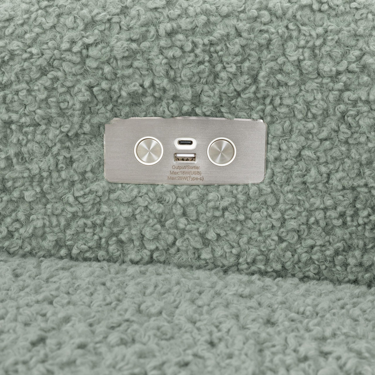 babyletto Kiwi Glider Recliner w/Electronic Control and USB babyletto