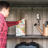 Lifetime Outdoor Utility Storage Shed with Double Wall Steel-Reinforced Construction, 6.3 x 3.6 FT Lifetime