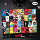 Re-marks Banned Books Puzzle, 1,000-Piece Jigsaw Puzzle for All Ages Re-Marks