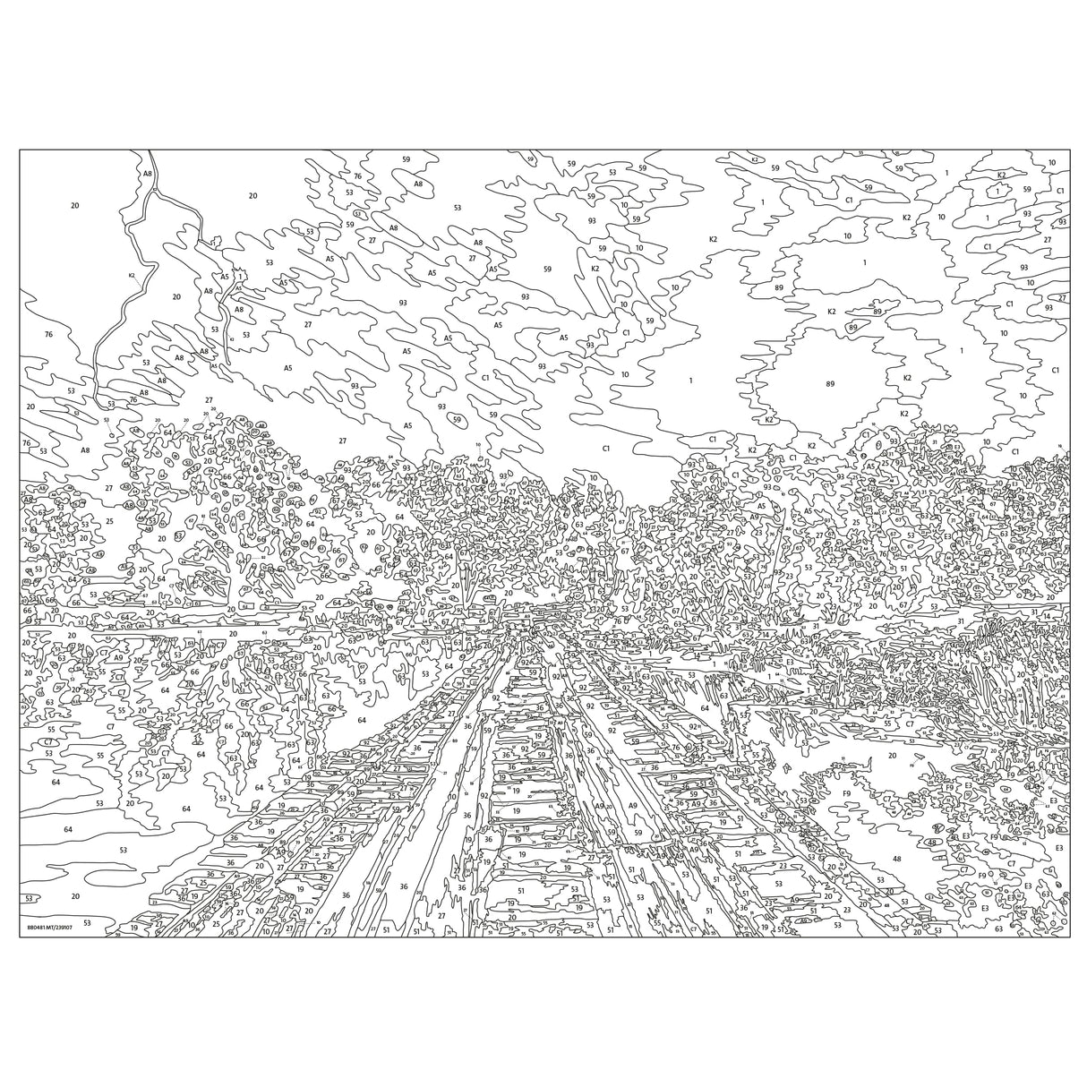 Ravensburger CreArt Magical Light Paint by Numbers Kit for Adults - Painting Arts and Crafts for Ages 14 and Up Ravensburger