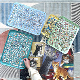 Nariolar 16.9" x 12" Extra-Large Puzzle Sorting Trays Stackable, 6 Pack Puzzle Sorter for Sorting 2000/3000/5000 Puzzle Pieces Nariolar