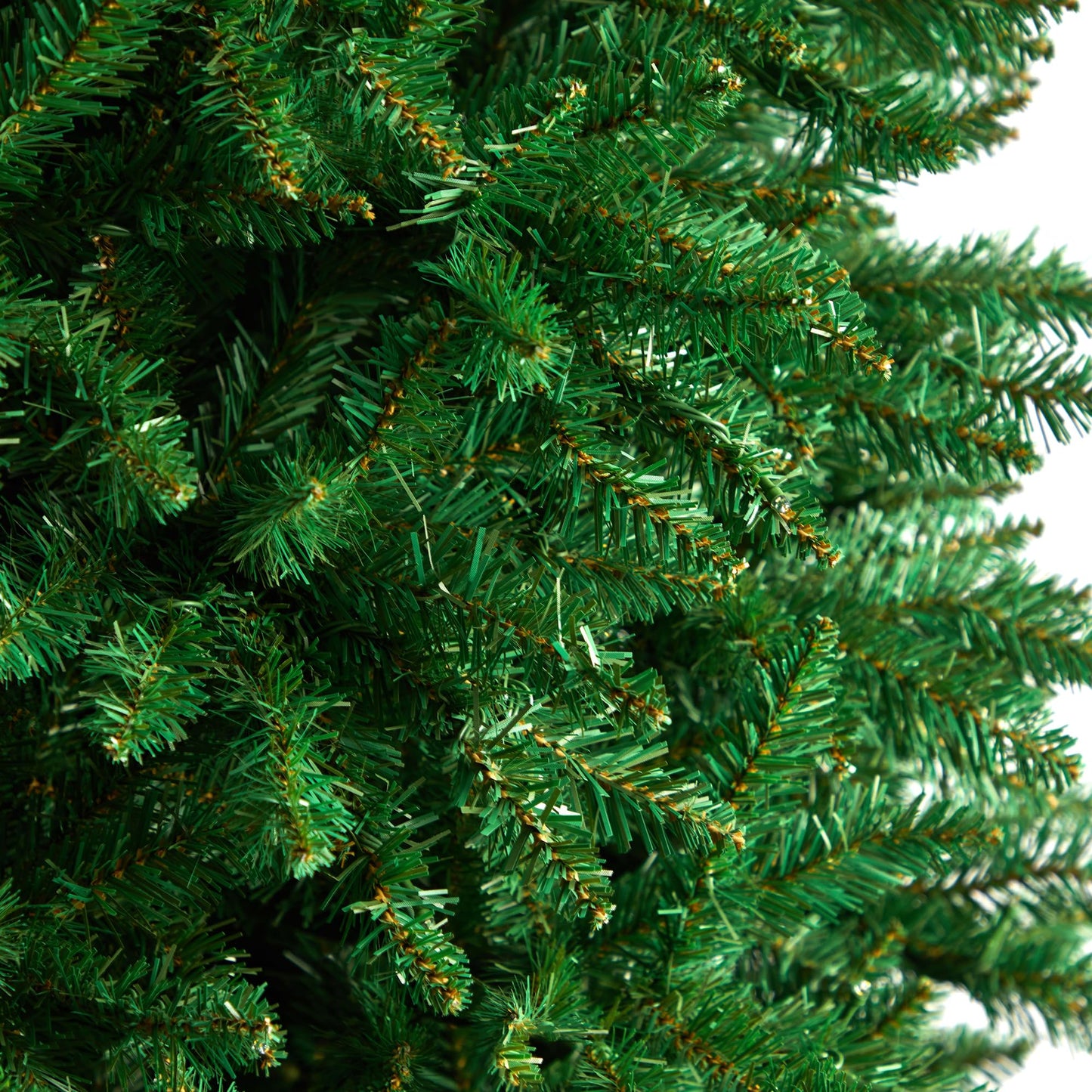 Nearly Natural 12ft. Slim Green Mountain Pine Artificial Christmas Tree with 3235 Bendable Branches