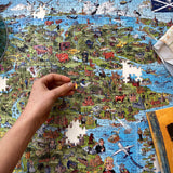 This is Scotland 1000 Piece Jigsaw Puzzle | Map Jigsaw Puzzle | Sustainable Puzzle for Adults | Premium 100% Recycled Board | Great Gift for Adults | Gibsons Games Gibsons