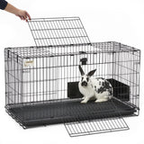 MidWest Homes for Pets Wabbitat Folding Rabbit Cage MidWest Homes for Pets