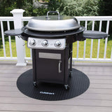 Cuisinart CGMT-046, 46" Circular Grill Mat, Mat-46, Black Cuisinart