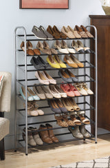 Whitmor 8 Tier Shoe Tower - 40 Pair - With Non-Slip Racks Whitmor