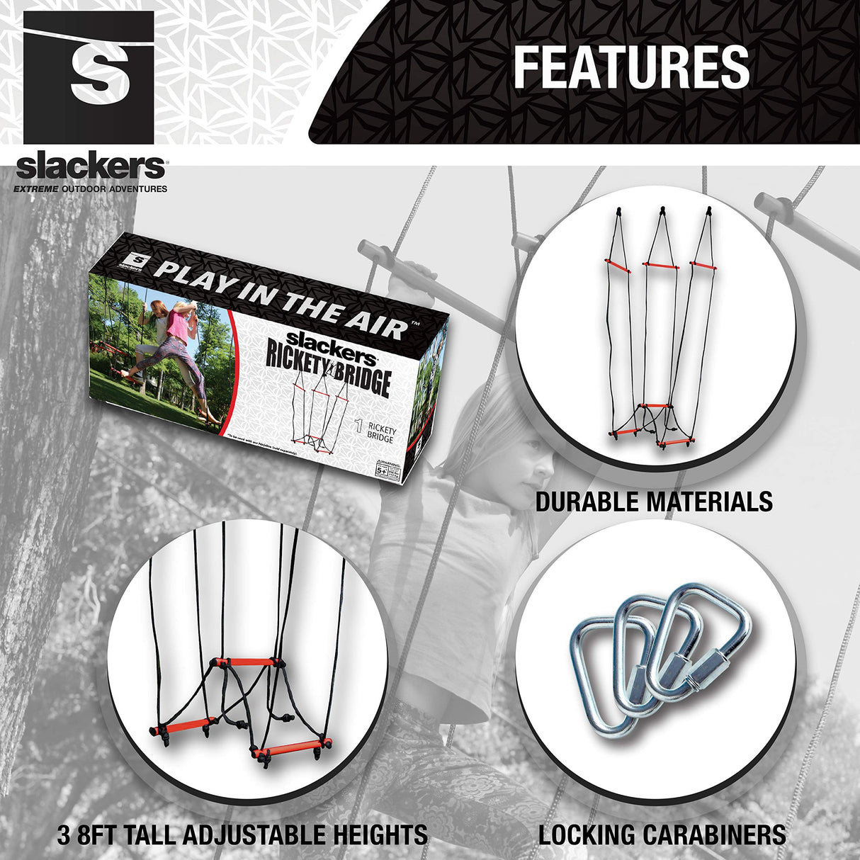 Slackers NINJALINE Ninja RICKETY Bridge Slackers